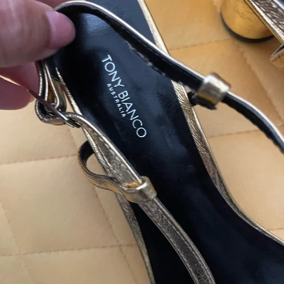 Tony Bianco Gold Sandals - Picture 3 of 12